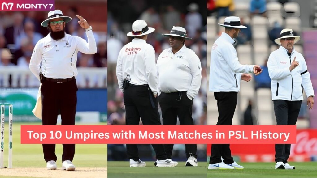 Umpires with Most Matches in PSL History
