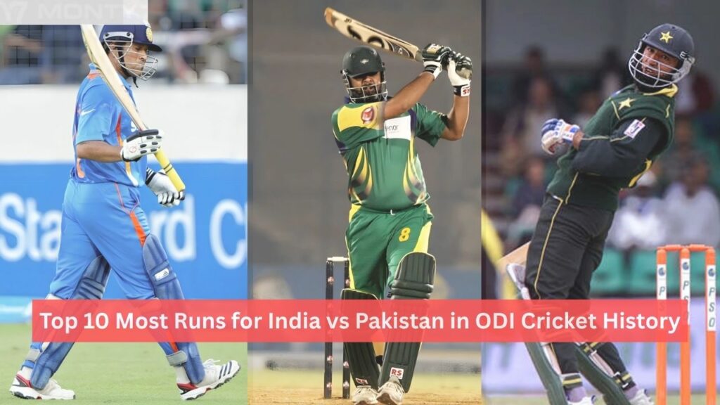 Most Runs for India vs Pakistan in ODI Cricket History