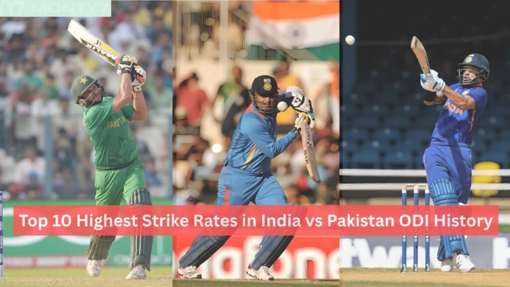 Highest Strike Rates in India vs Pakistan ODI History