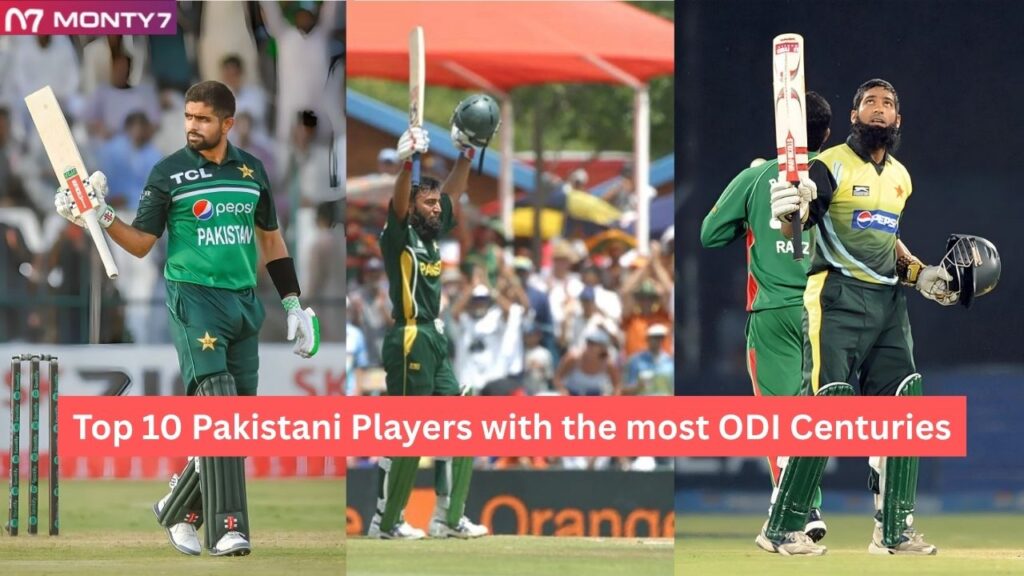 Pakistani Players with the most ODI Centuries