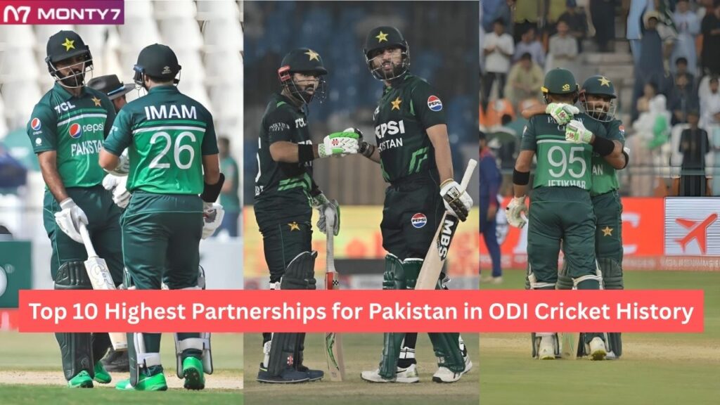 Highest Partnerships for Pakistan in ODI Cricket History