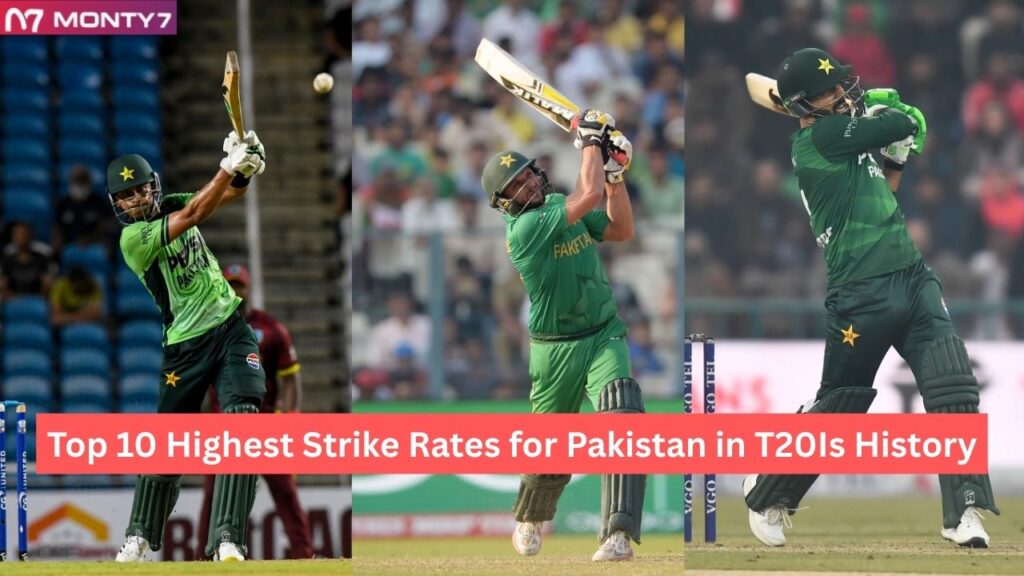 Highest Strike Rates for Pakistan in T20Is History