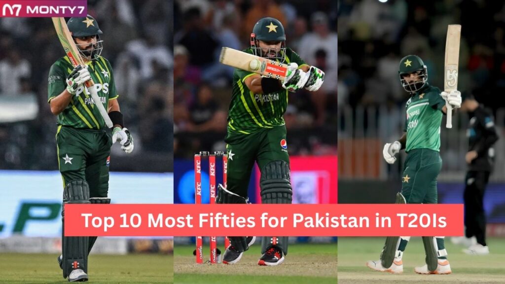 Most Fifties for Pakistan in T20Is