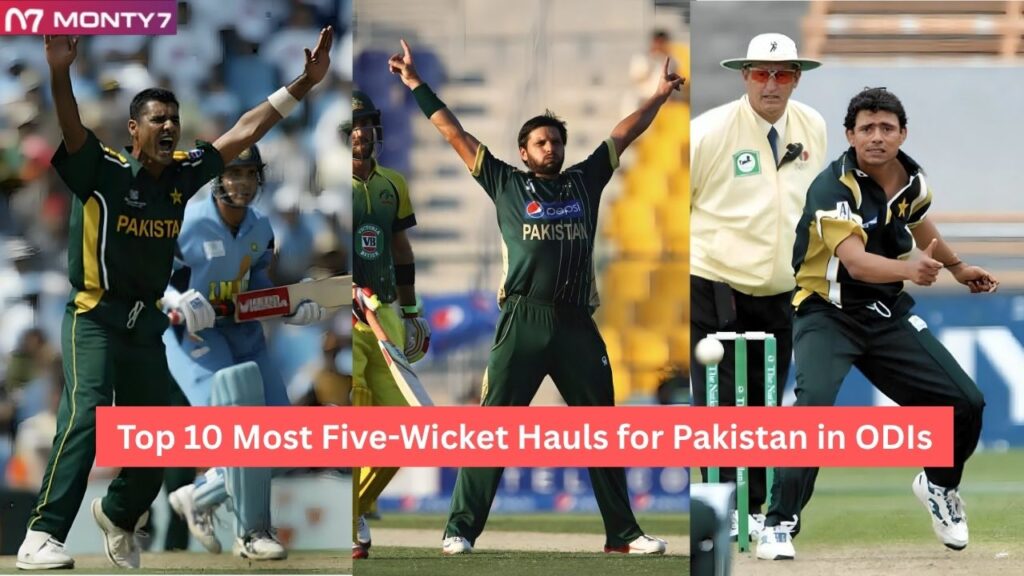 Most Five-Wicket Hauls for Pakistan in ODIs