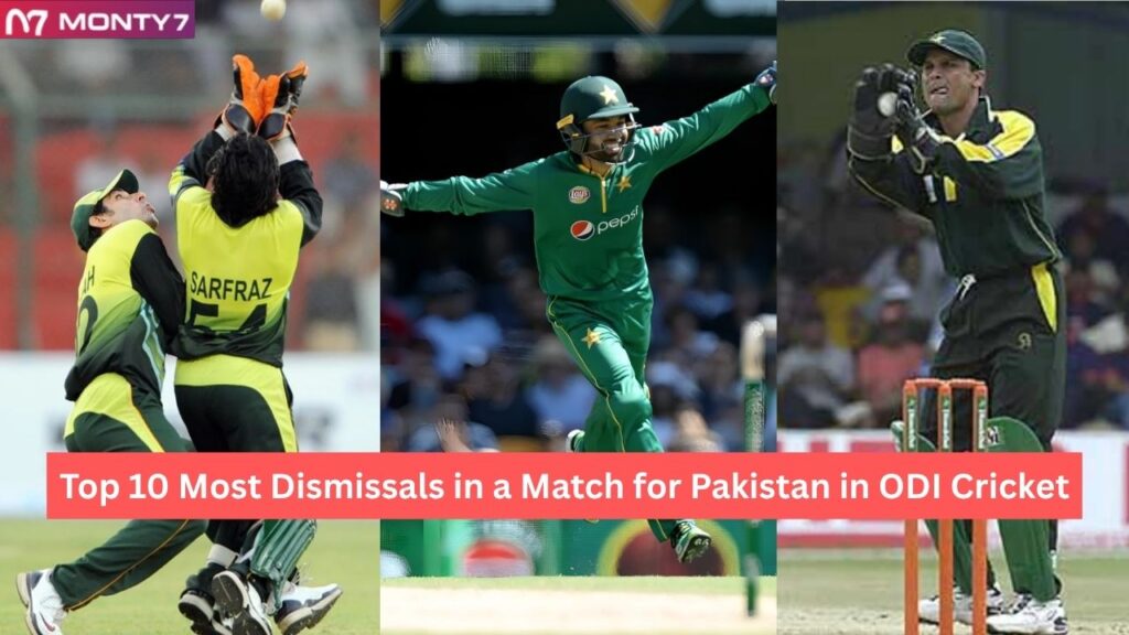 Most Dismissals in a Match for Pakistan in ODI Cricket