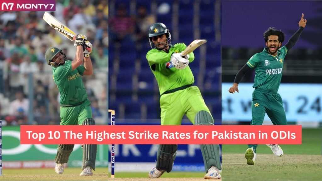 The Highest Strike Rates for Pakistan in ODIs
