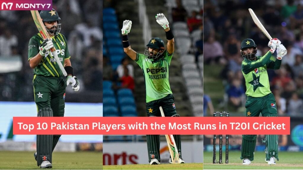 Pakistan Players with the Most Runs in T20I Cricket