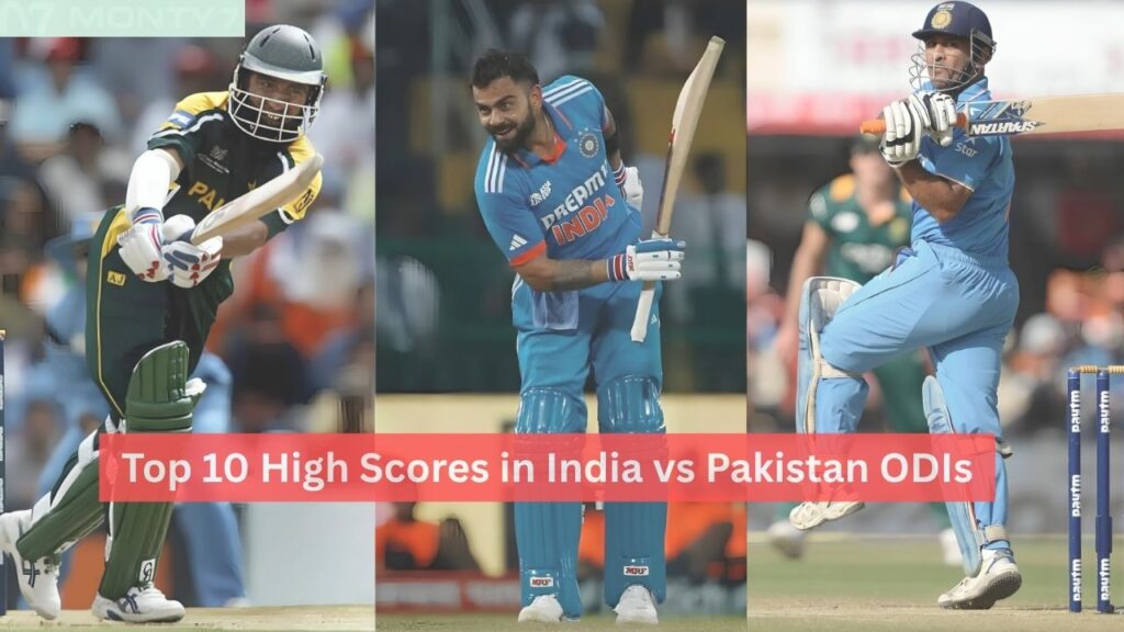 High Scores in India vs Pakistan ODIs