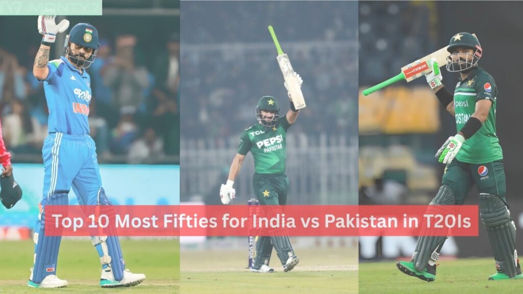 Most Fifties for India vs Pakistan in T20Is