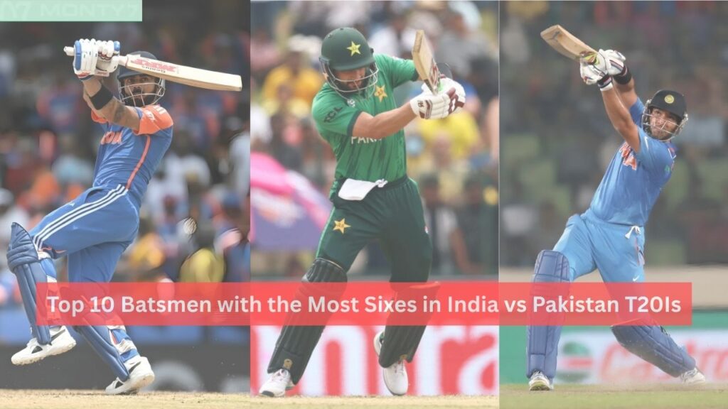 Most Sixes in India vs Pakistan T20Is