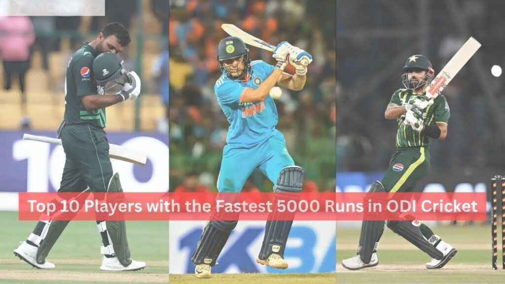 Fastest 5000 Runs in ODI Cricket