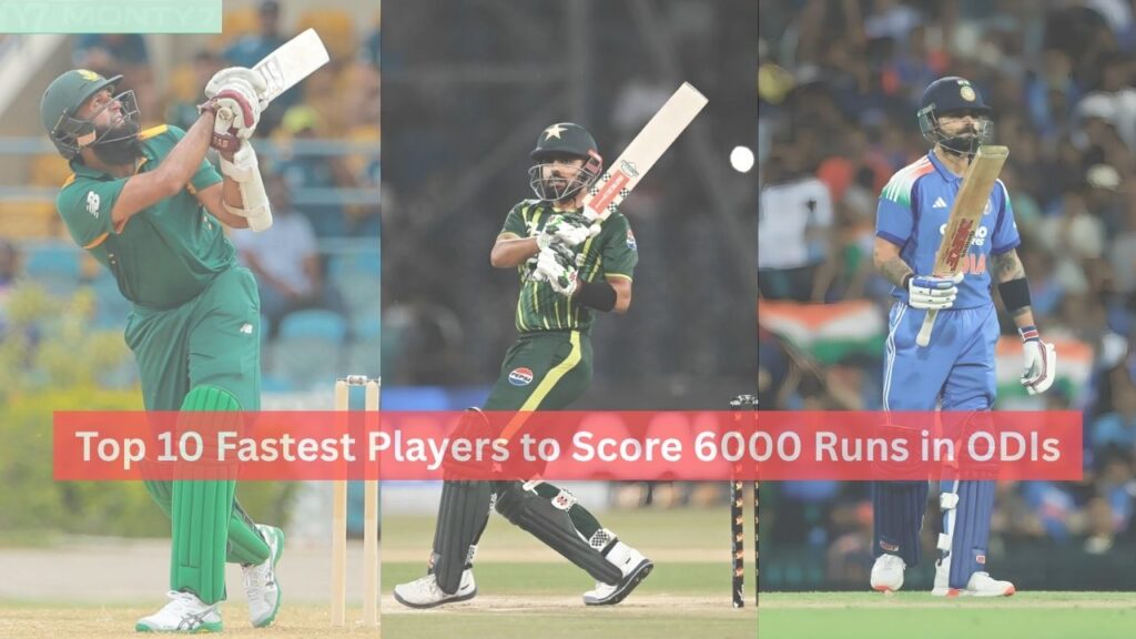 Fastest Players to Score 6000 Runs in ODIs