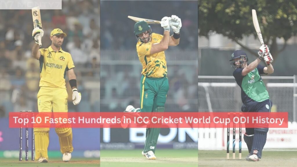 Fastest Hundreds in ICC Cricket World Cup ODI History