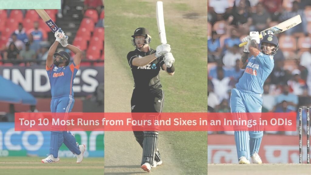 Most Runs from Fours and Sixes in an Innings in ODIs