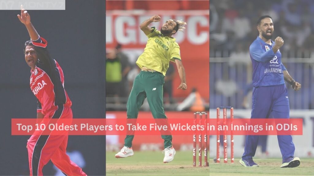 Oldest Players to Take Five Wickets in an Innings in ODIs