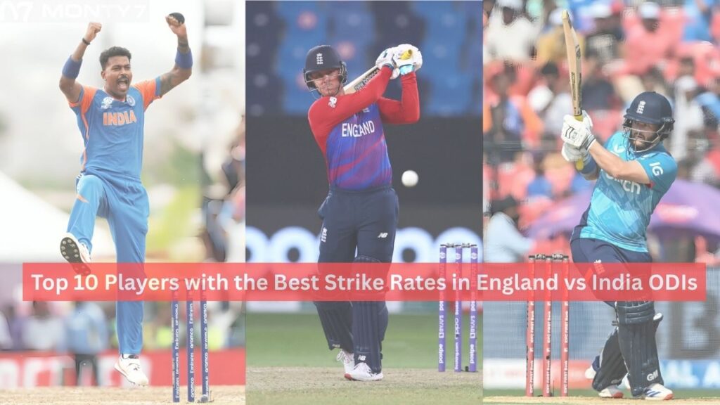 Best Strike Rates in England vs India ODIs