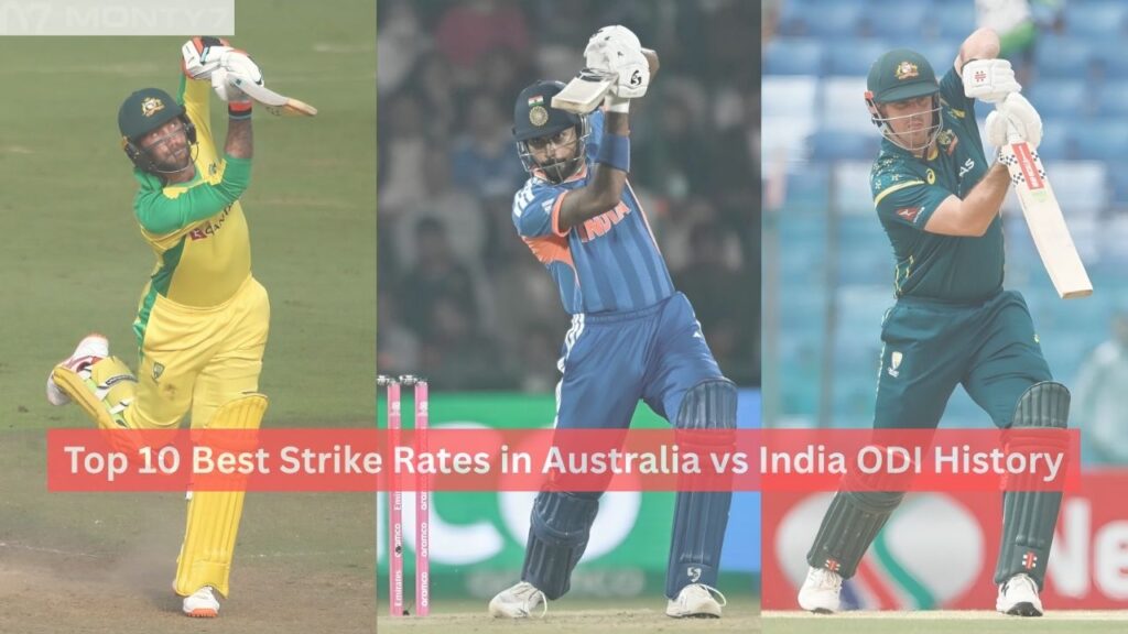 Best Strike Rates in Australia vs India ODI History