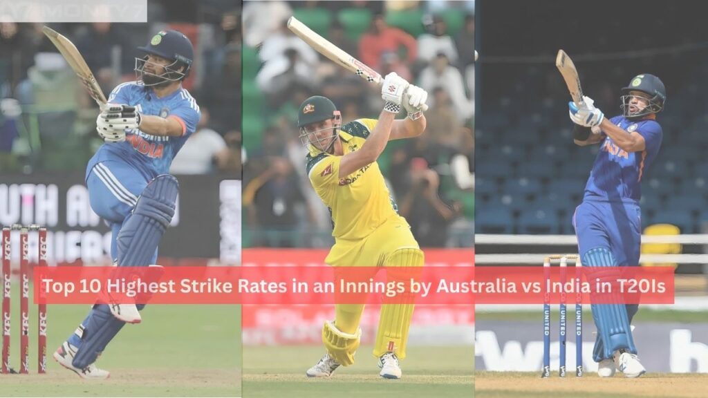 Highest Strike Rates in an Innings by Australia vs India in T20Is