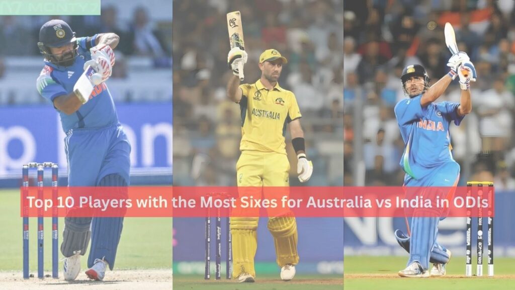 Most Sixes for Australia vs India in ODIs