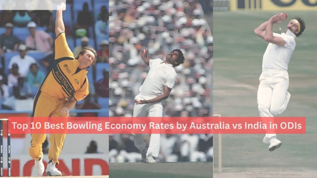 Best Bowling Economy Rates by Australia vs India in ODIs