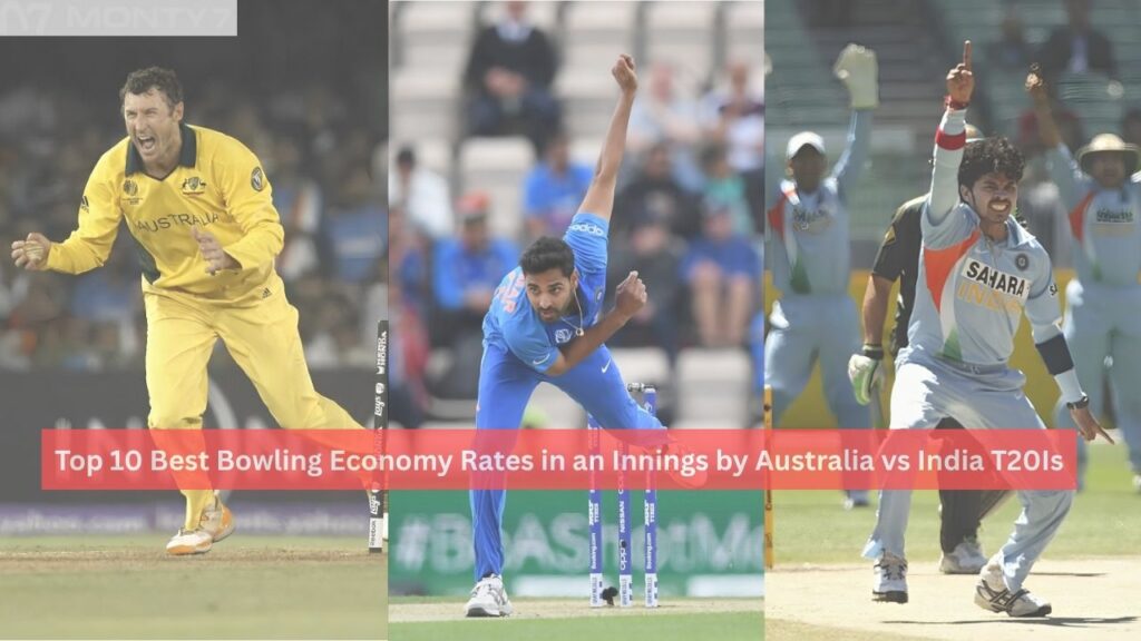 Best Bowling Economy Rates in an Innings by Australia vs India T20Is